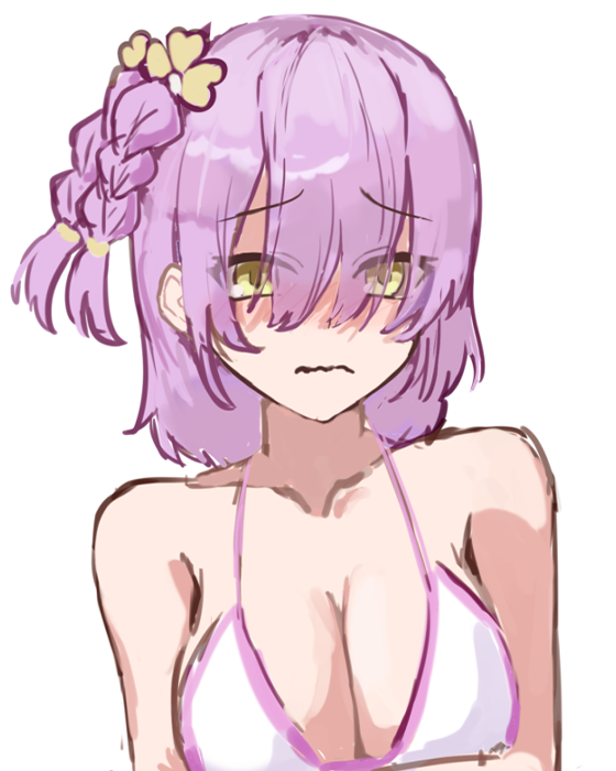 恥ずかしがりやメカクレJKちゃん