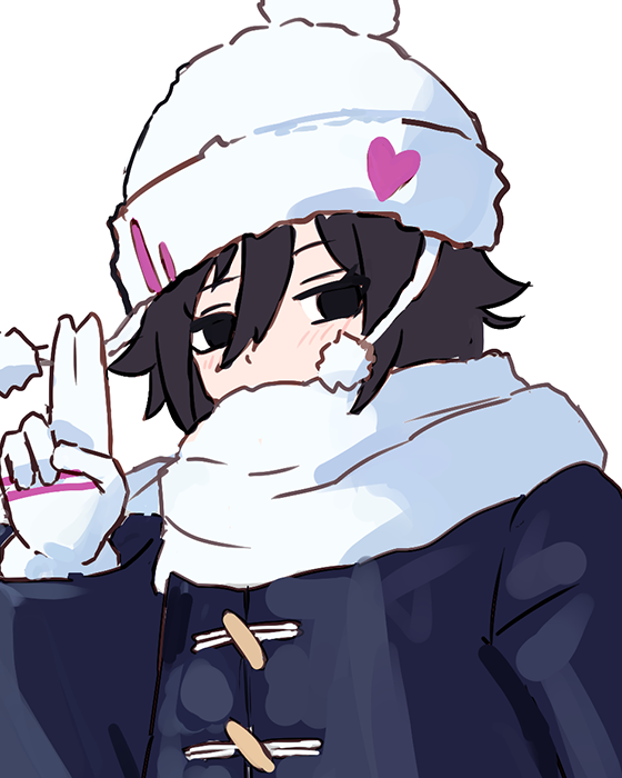 マフラーもふもふくノ一ちゃん