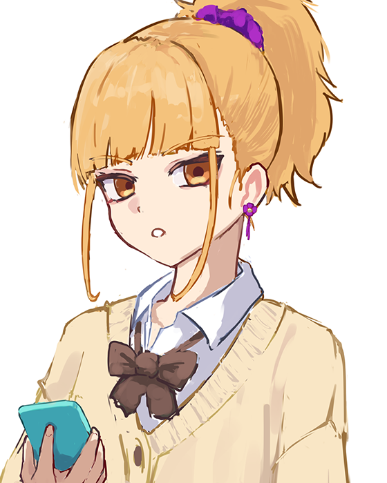 金髪ポニテクールギャルちゃん