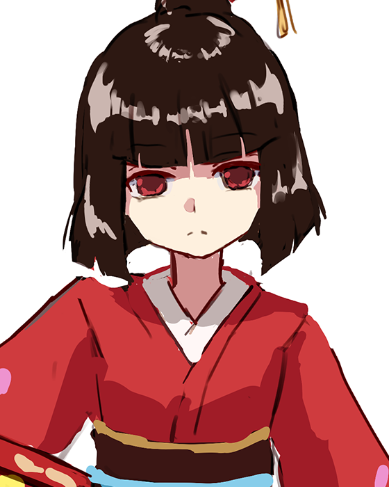 長刀おかっぱお面こけしちゃん