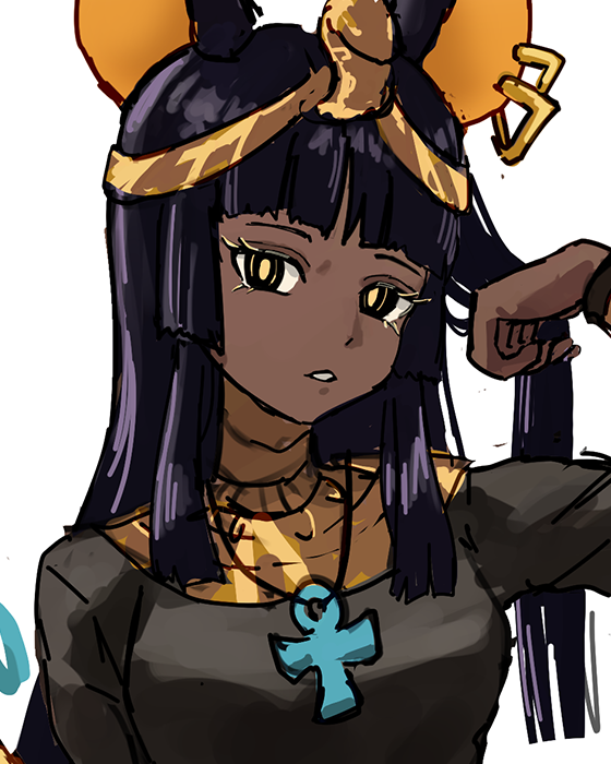 褐色犬耳エジプト娘ちゃん